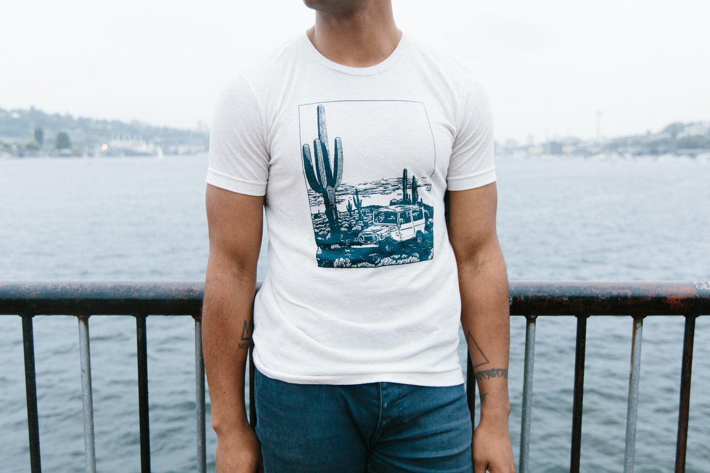 Men's Desert Cruiser Tee-Oatmeal