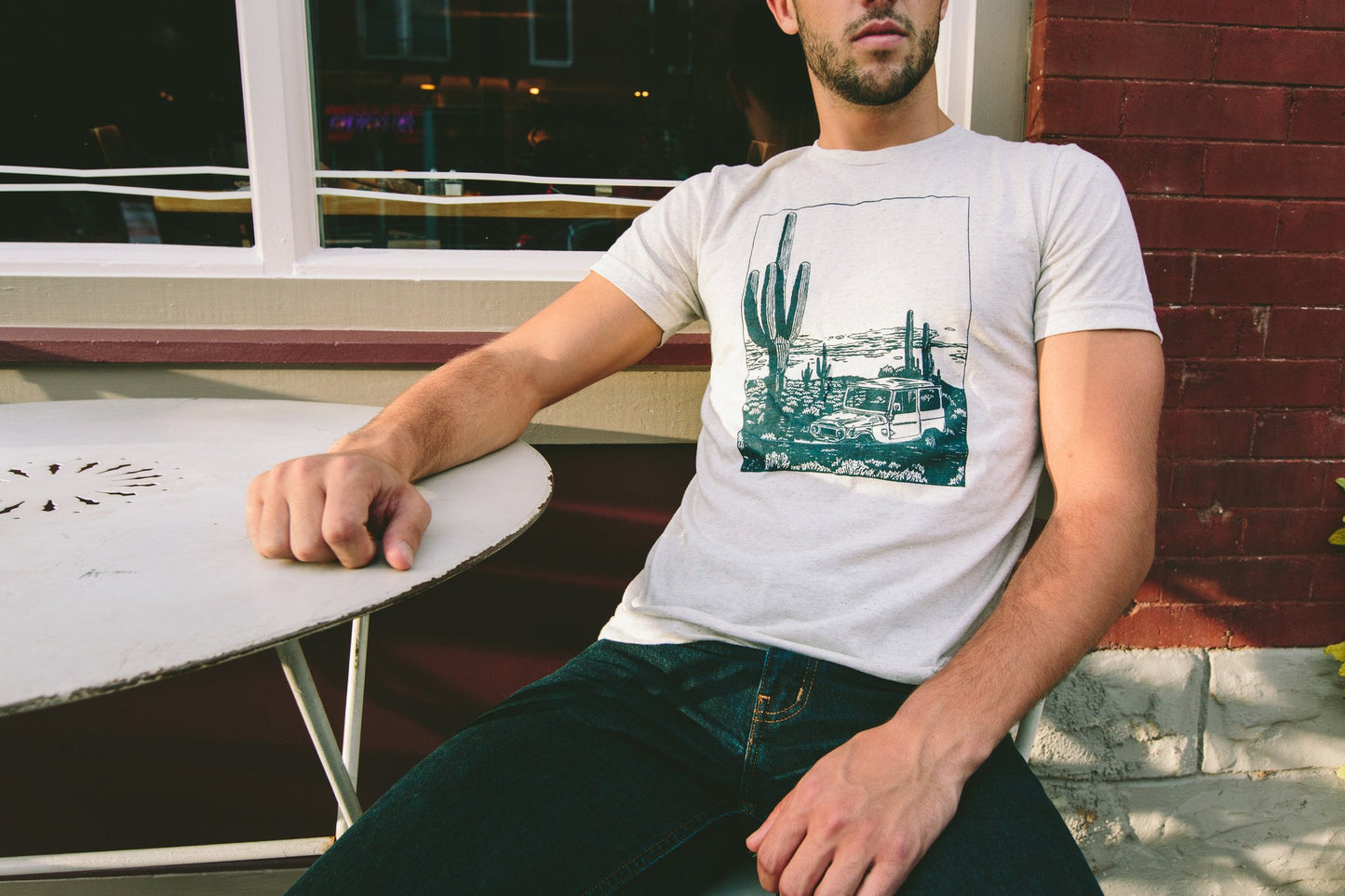 Men's Desert Cruiser Tee-Oatmeal