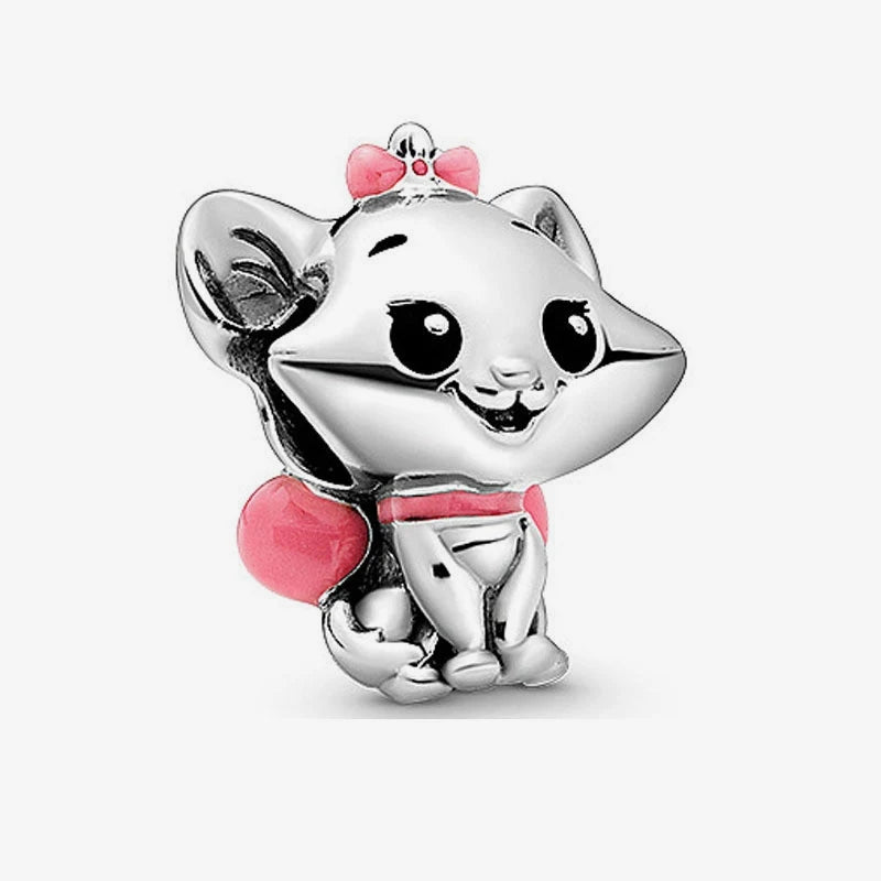 Disney Series Charm Beads Fits Pandora Original Charms Bracelet For Women  Silver Pendant Bead DIY Jewelry Hot Sale